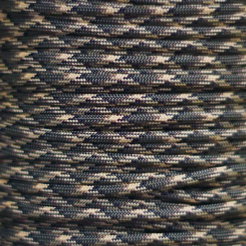 PARACORD PLANET 550 Paracord – Tarnfarben – verschiedene Längen für Angelschnüre, Snares, Armbänder, Notfall- und Überlebenssituationen