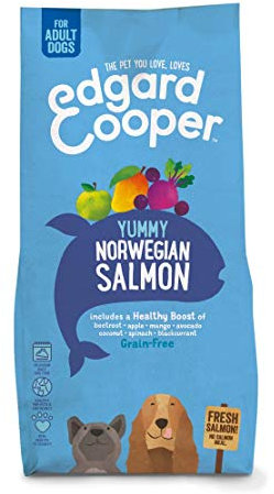 Edgard & Cooper Adult Dog Food Cereal Free Natural 700g Frischer Lachs Hypoallergen, gesunde, schmackhafte & ausgewogene Ernährung, hochwertiges Protein