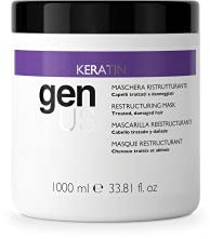 Maschera ristrutturante GEN US KERATIN per capelli trattati e danneggiati 1000 ml 295
