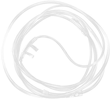 Healifty 4Pcs Oxygen Tubing Clear Crush Resistant Oxygen Tubes Nasal Cannula Oxygen Supply Tubes Oxygen Cannula Connector Adjustable Elastic Oxygen Tube 2M
