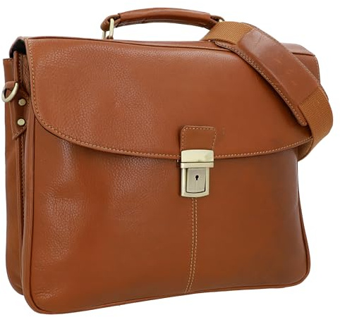 Gusti Gepäckträgertasche Leder - Theo H. Aktentasche 2in1 Fahrradtasche Lehrertasche Bürotasche Arbeitstasche Ledertasche Vintage Leder