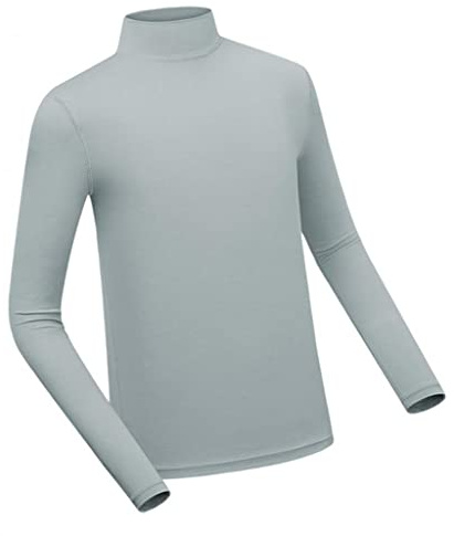 Oshhni Golf Hommes Chemise en Soie de Glace Évacuation de l'Humidité Vêtements de Sport Vêtements Respirants Protection Solaire Hauts de Golf pour en,