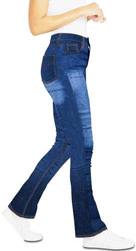 Bikers Gear Australia BGA Protective Motorbike Trousers Women Bootcut Ladies Motorcycle Trousers Jeans Reinforced Hip and Knee Safety