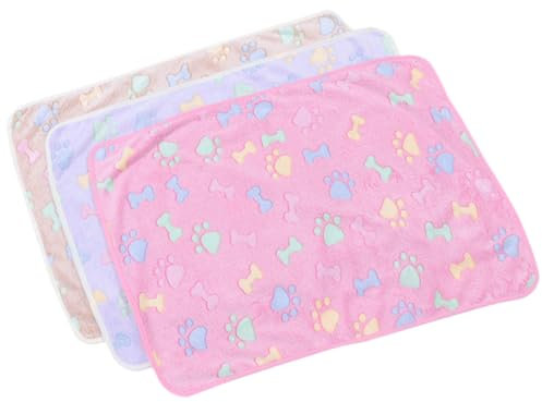 Supvox 3St Käfigdecke Katzendecke Selbstwärmendes Katzenbett Animal Polster Animal Blanket Sitzkissen Haustier Katzensofadecke Winterdecke Meerschweinchen Schlafkissen Kleine Tiere Matte