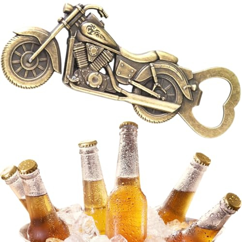 Abrebotellas de motocicleta, abridor de botellas divertido, ideas de regalos para hombres, abridor de botellas de cerveza de motocicleta, para papá, esposo y novio