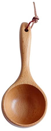Alipis Japanese Style Wooden Rice Spoon Kitchen Tool Creative Watering Scoop Large Capacity and Easy to Cle