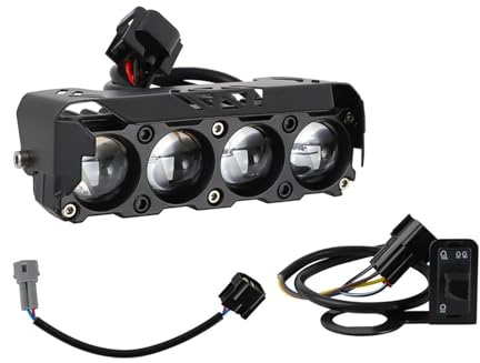 Awqmx Motorrad scheinwerfer Für Talaria Für Sting Für R Für MX4 Für Sur-Ron Für Segway Für X260 Scheinwerfer Dirt Bike ‎Front Scheinwerfer Bar Upgrade Kit Frontscheinwerfer