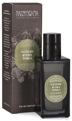 NASOTERAPIA Vetiver e Fava Tonka Eau de Parfum 50 ml - fragranza profonda, che esprime l'armonia tra note legnose e gourmand