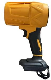 Batteridriven lövblåsare, kompatibel med Dewalt 20 V batteri (utan batteri), 30 000 varv/min borstlös handfläkt, elektrisk fläkt med 2 munstycken, bärbar dammrengörare för gräsmatta, terrass, veranda