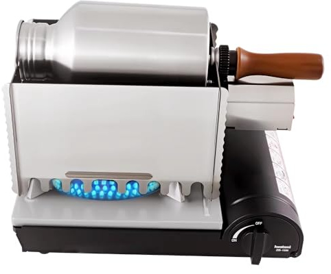 Toplionace Tostatrice per Chicchi di Caffè Completamente Automatica da 110-220V, Velocità Regolabile, Portatile e Staccabile