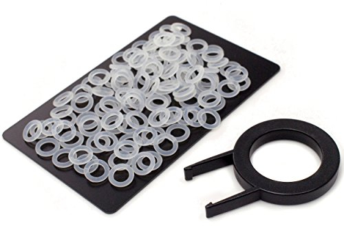 IT-Services Irro 120 Noise-Dampener O-Ring, TRANSPARENT, SOFT (Shore 45A) incl. Keycap Puller for LED backlit Cherry MX, Corsair MX, Kailh MX and other mechanical keyboards