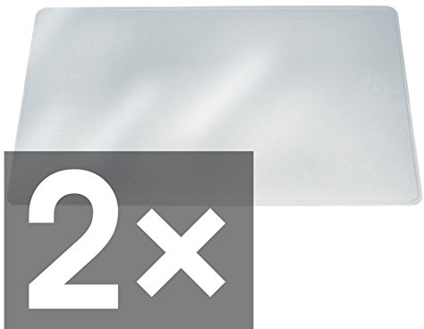 Durable Schreibunterlage transparent blendfrei (2er Pack/650 x 500mm)