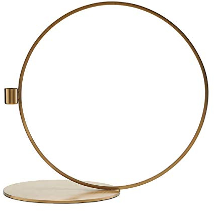 House Doctor Kerzenständer, Cirque, Messing-Finish, h: 33 cm, Eisen