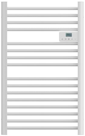 Kalia Radiateur sèche-serviettes électrique à inertie écran LCD 500W MONTANA