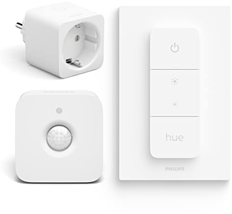 Philips Hue Combipack - Hue Smart Plug Niederlande, Dimmer Switch und Bewegungssensor für Innen - Smart Plug