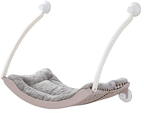 Kattfönster - sittplats och hängmatta (rosa lotusrot)