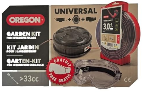 Profi OREGON Gartenset Fadenkopf + Faden + Schutzbrille Set Freischneider ab 33 cm³ - passend zb. STIHL ALKO DOLMAR Honda
