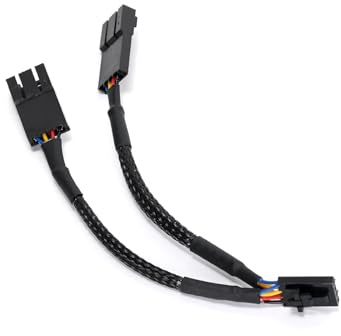 1 Stück Lüfter-Splitterkabel 4-polig kompatibel mit Corsair RGB Fan Hub | 100 mm lang