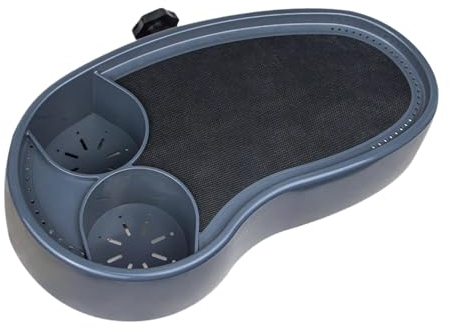 Baoblaze Adjustable Hot Tub Table Tray Hot Tub Drink Holder Bath Tray for Tub Side Table Tray for Aboveground Bathtub Outdoor Supplies