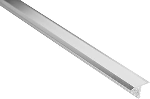 Effector T-Übergangsleiste Alu 100 cm 13x9 mm Silber Bodenprofil | T-Schiene, Leichte Montage, Aluminium Oberfläche