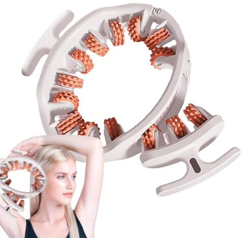 Yapetnck Massagerolle | Faszienrolle | Tiefengewebe-Massagewerkzeug für Oberschenkel Waden Arme, Manuelle Körperrolle, Triggerpunkt-Rollmassage zur Entlastung der Muskeln