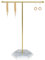 Puesto de Joyería,Porta Collares, Porta Joyas, Porta Cadenas, Soporte para Joyas, Soporte para Joyas de Metal, para Collares, Pulseras, Aretes, Anillos, Relojes, etc Oro