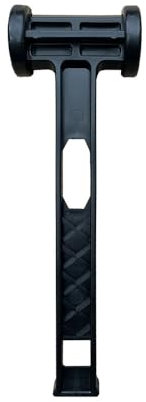 SagaSave Camping Mallet, Plastic Handle, 120g, Black