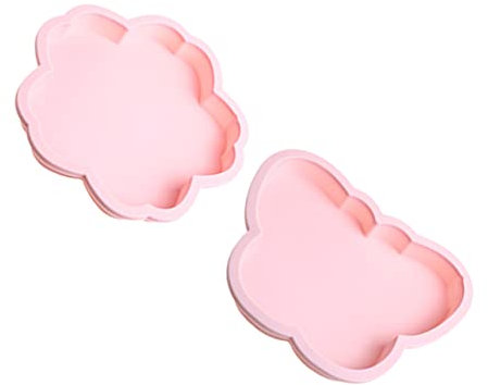 Moule à Gâteau en Silicone Fleur de Cerisier Oriental 2 Pièces Rose