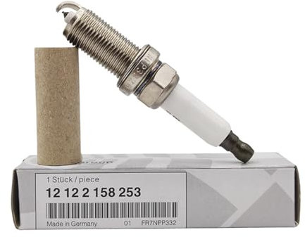FWRCCMJ 4/6PCS 12122158253 FR7NPP332 Platin Zündkerzen Kompatibel mit BMW E60 E70 E83 E85 E88 E90 X3 X4 X5 N51 N52 OEM 12122158 253 Auto Teile(6pcs)