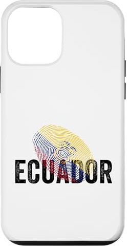 Proud Ecuador Identity Flag Fingerprint Heritage Gift Travel Case for iPhone 12 mini