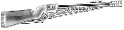 RunootPR Lustig Krawattennadel Maschinengewehr Gewehr Pfeil Krawattenklammer Herren Jagd Schützenfest Personalisiert Schmuck