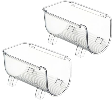 BESTYASH 2 pezzi per Bottiglie da Raccoglitori per Frigorifero e Organizer per Bevande Pet Resistente Cucina e Pantry