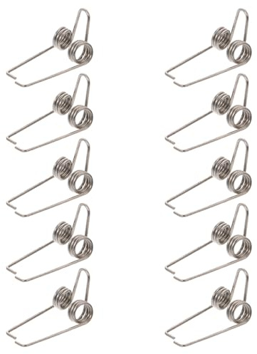 FAVOMOTO 10pcs Black Trumpet Water Key Springs Replacement Trumpet Draining Spring Components for Band Orchestra Brass Instruments