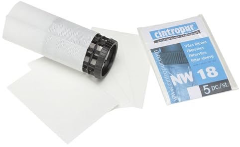Cintropur NW18 de 25 Micras Telas Filtrantes Desechables y Lavables 5 Unidades, Blanco