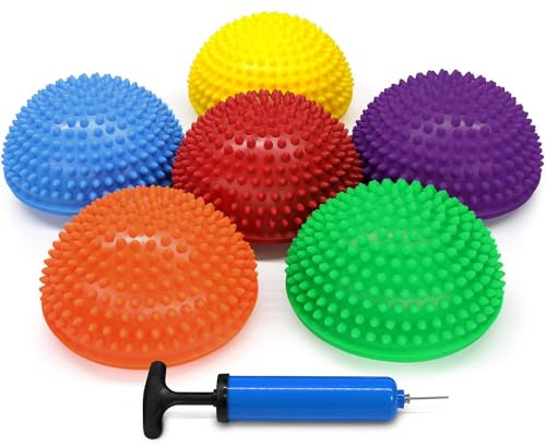 Yes4All ZS2H 3 Shapes Hedgehog Balance Pods And Balance Disc, Rocky And Geometric Stability (Multiple Colors)