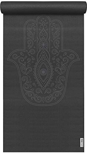 Yogimat® Basic - Art Collection - Hand of Fatima - Yogamatte für Yoga - 183 cm x 61 cm x 4 mm - Rutschfest - Allergikergeeignet