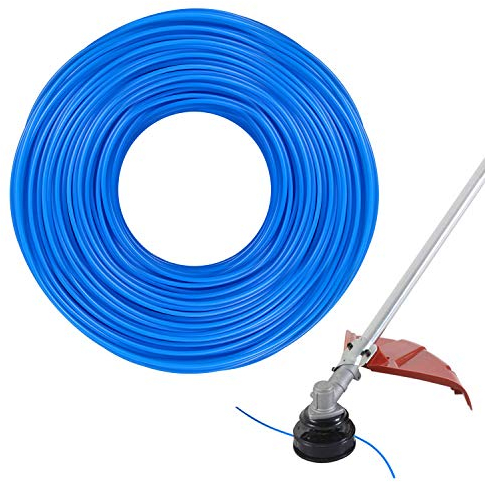 Zocipro Filo Decespugliatore 1.6mm x 100m, Filo Tagliaerba in Nylon Filo per Carichi Pesanti, Filo Rotondo Adatto per Tagliabordi Decespugliatori
