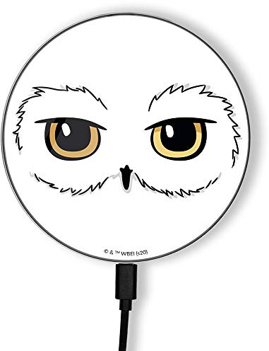 ERT GROUP - Chargeur inductif Original et Officiel Harry Potter - Station de Charge sans Fil pour téléphone ou Tablette - Chargement sans Fil - Haute qualité d'impression - USB 2 A 10 W