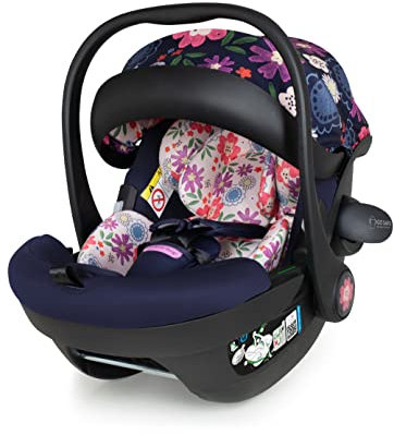 Cosatto Baby Car Seat - 0-15 Months, iSize, ISOFIX, Rearward Facing, Side Impact Protection, UPF 100+ Canopy (Dalloway)
