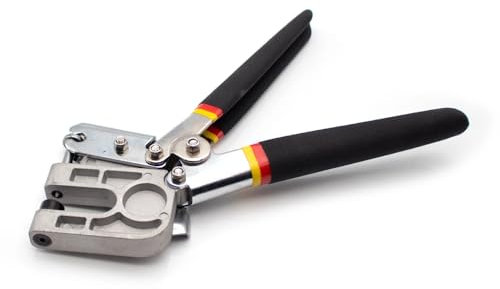 LeTkingok Abrazadera de Quilla de Acero Ligero, Pinzas de Sujeción de Quilla de Punzón de Crimpadora de Pernos de Acero de Alto Carbono de 12 Pulgadas