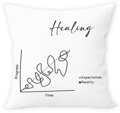 LNOKRIM Therapist Office Must Haves Throw Pillow Cover,School Counselor Office Must Haves,Calming Corner, Mental Health Therapy Cushion Cover for Sofa Bed Home Decor,18 x 18 Inch