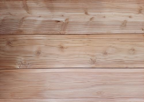 Lärche Terrassendielen Terrassenholz Lärchendielen Riffeldiele 20x140mm Länge:100cm 10St.