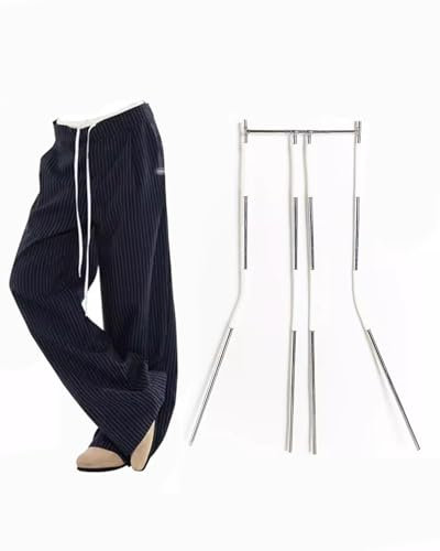 ENHEN Mannequin Beweglicher Jeanshalter Aus Metall für Damen und Herren, Verstellbare Kleiderbügel für Kleiderpuppen für Atelier/Bekleidungsgeschäft, Hosenständer für Schneiderpuppen