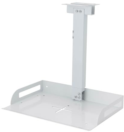 SOPERIT Support universel pour projecteur - Pour plafond - Capacité de charge : 14 kg - Hauteur réglable de 34 à 56 cm - Acier - Alliage d'aluminium - Blanc