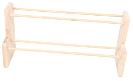 STOBOK Holz Band Organizer Für Geschenkband Bandaufbewahrungshalter Für Bastelraum Geschenkpapierhalter Aus Holz Installieren Praktischer Bandspender Für Zuhause