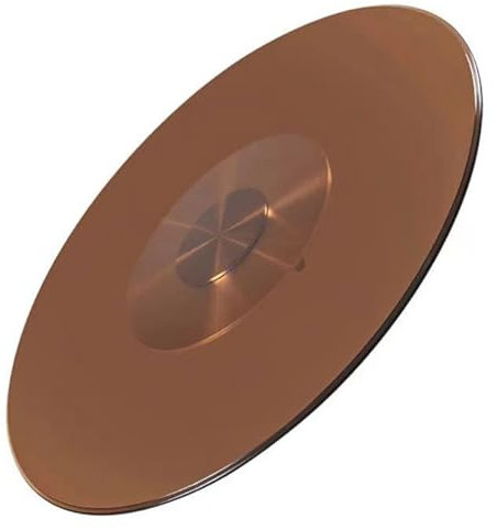 Générique Grand Plateau Tournant Lazy Susan, Plateau de Service Rotatif Ronde en Verre Brun pour Table de Salle à Manger, Assiette de Service AntidéRapant pour Table de Cuisine(24inch/60cm)