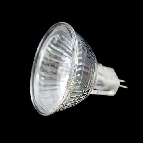 BLOMDE Bulbo alogeno MR16, 24V 20W 35W 50W GU5.3 Base, dimmerabile, con copertura di vetro trasparente, utilizzata per il paesaggio, luci della pista 24v35w10pcs