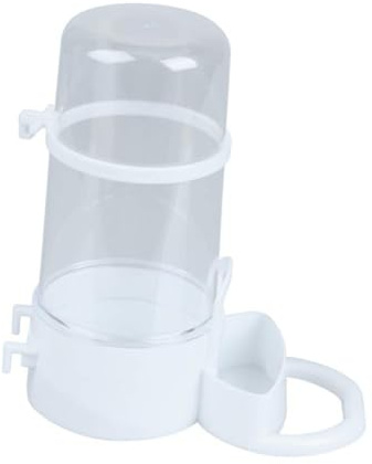 LOLIPPYY Automatic Hamster Food Dispenser Transparent Food Grade Self Dispensing Feeder Tip Container for Small Pets