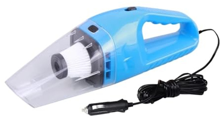 Mini aspirateur de voiture portable 12 V 120 W, double usa, humide et sec, super aspirat, filtre HEPA amovible(Blauw)