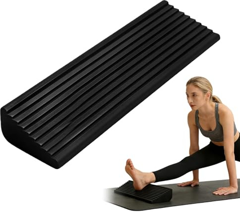 Tabla de estiramiento para pantorrillas, tabla inclinada para estirar las pantorrillas de EVA, tabla de equilibrio antideslizante para estiramientos, dispositivo de entrenamiento para músculos de